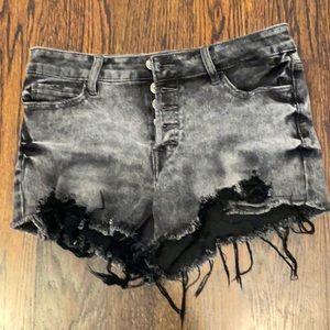 Vervet gray denim shorts size M